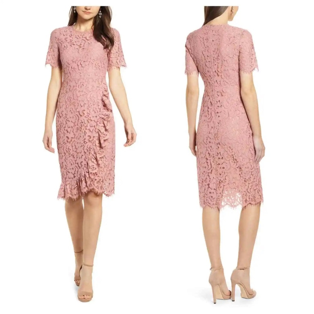 Rachel Parcell lace midi dress